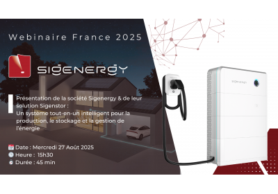 Webinaire france 2025 - Sigenergy